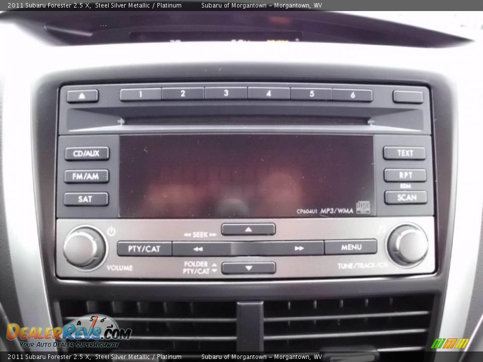 2011 Subaru Forester 2.5 X Steel Silver Metallic / Platinum Photo #19