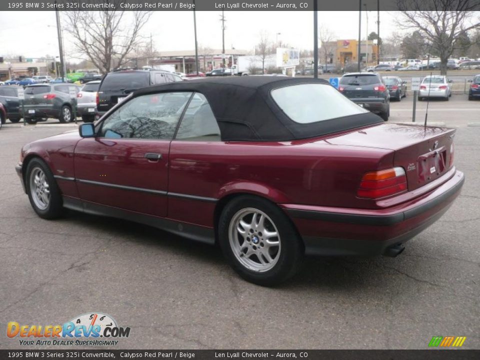 Calypso Red Pearl 1995 BMW 3 Series 325i Convertible Photo #4