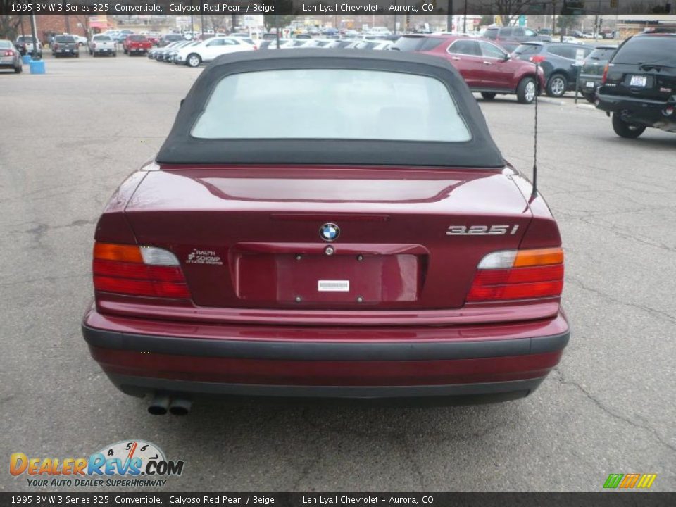 Calypso Red Pearl 1995 BMW 3 Series 325i Convertible Photo #5