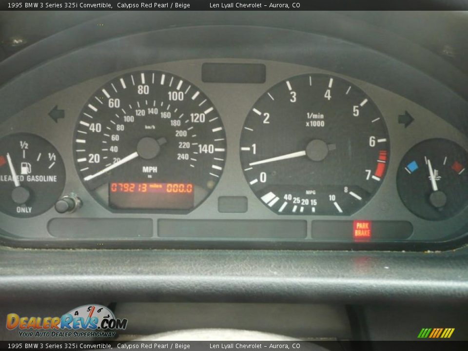 1995 BMW 3 Series 325i Convertible Gauges Photo #22