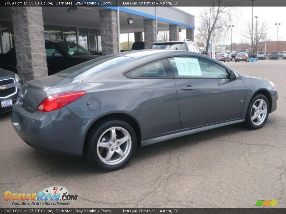 Dark Steel Gray Metallic 2009 Pontiac G6 GT Coupe Photo #6