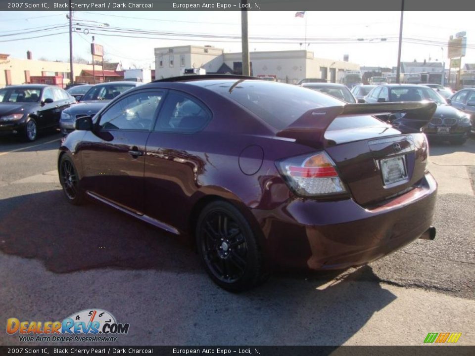 2007 Scion tC Black Cherry Pearl / Dark Charcoal Photo #3