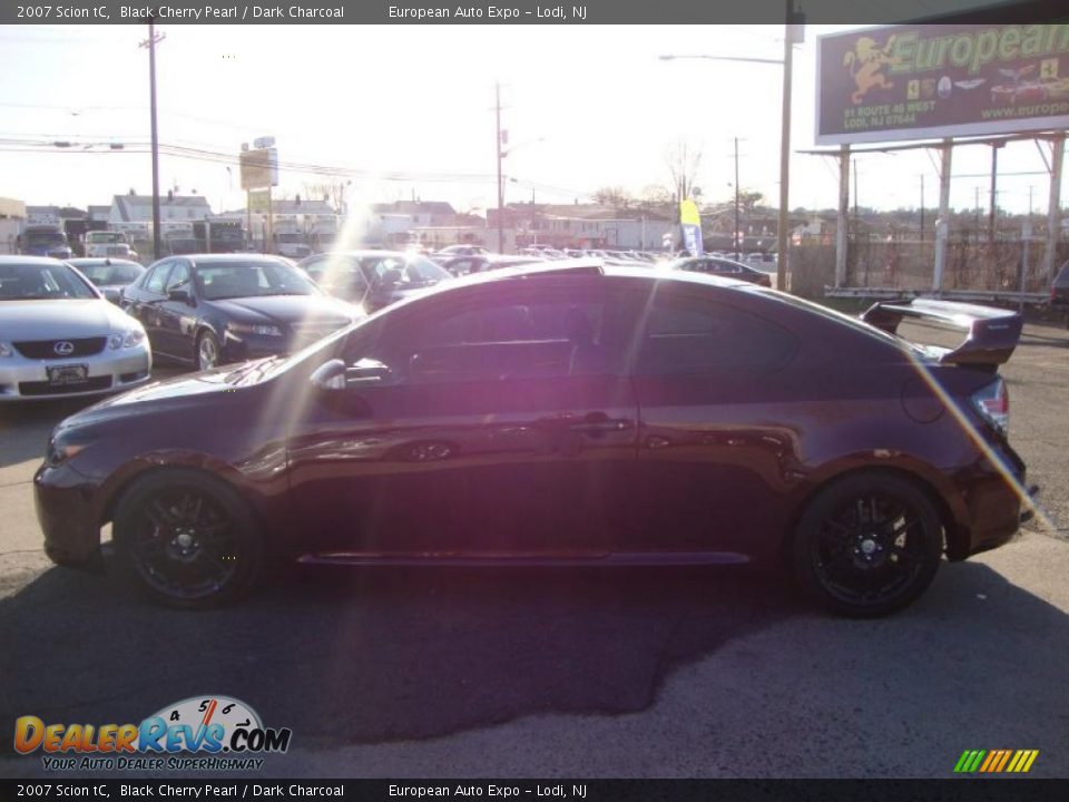 2007 Scion tC Black Cherry Pearl / Dark Charcoal Photo #14