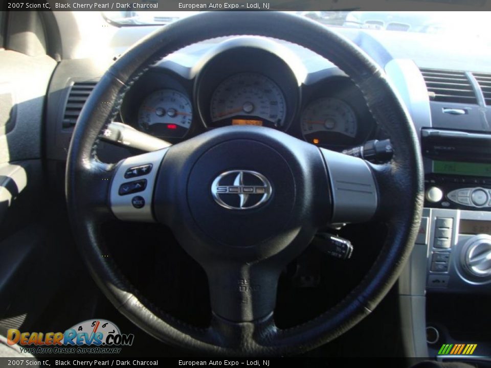 2007 Scion tC Black Cherry Pearl / Dark Charcoal Photo #16