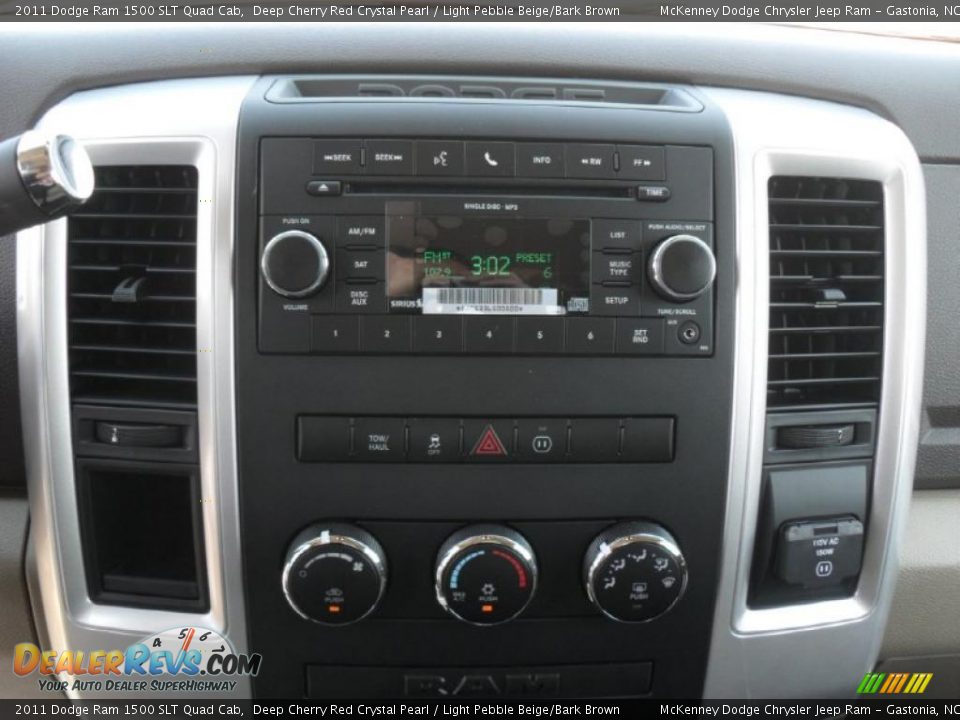 Controls of 2011 Dodge Ram 1500 SLT Quad Cab Photo #10