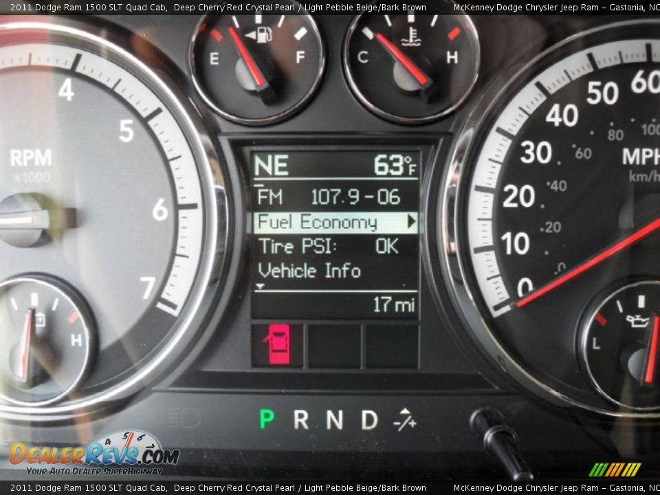 2011 Dodge Ram 1500 SLT Quad Cab Gauges Photo #12