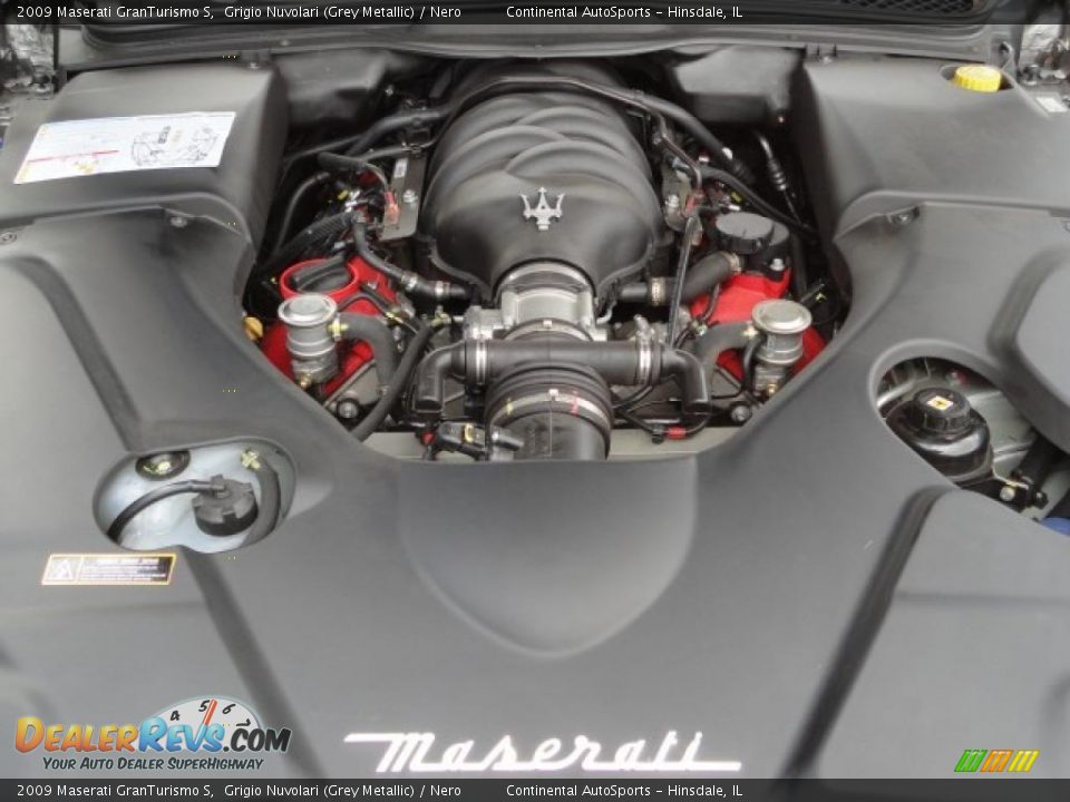 2009 Maserati GranTurismo S 4.7 Liter DOHC 32-Valve VVT V8 Engine Photo #6