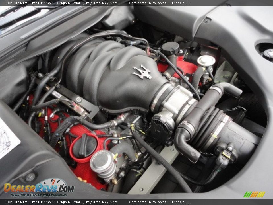 2009 Maserati GranTurismo S 4.7 Liter DOHC 32-Valve VVT V8 Engine Photo #7