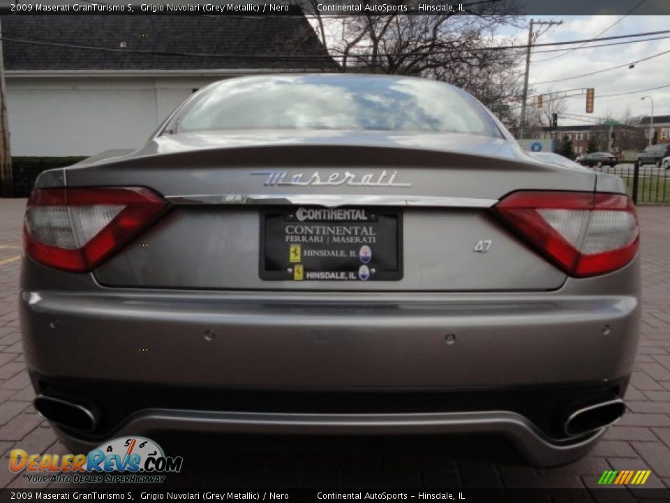 2009 Maserati GranTurismo S Grigio Nuvolari (Grey Metallic) / Nero Photo #13