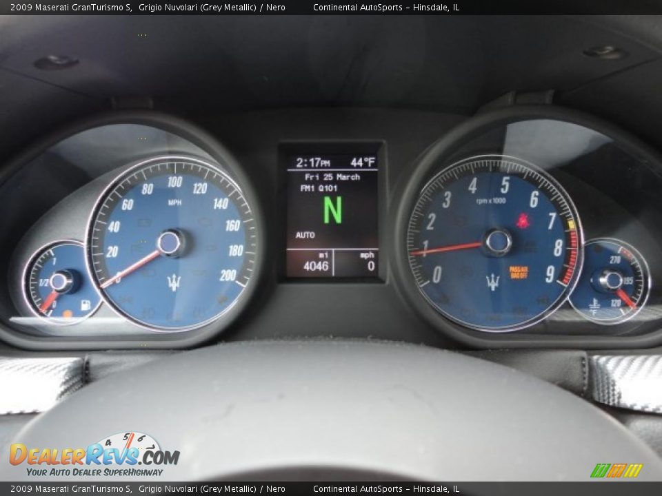 2009 Maserati GranTurismo S Gauges Photo #20