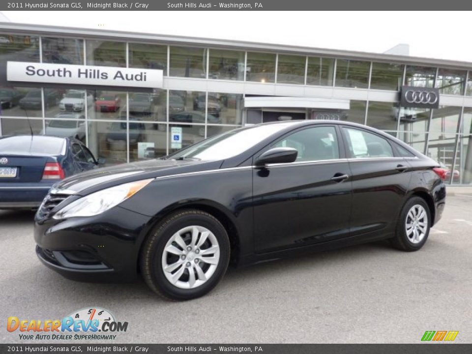 2011 Hyundai Sonata GLS Midnight Black / Gray Photo #1