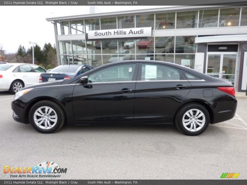 2011 Hyundai Sonata GLS Midnight Black / Gray Photo #2