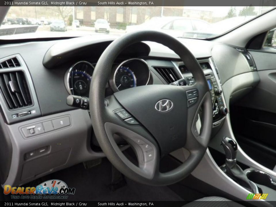 2011 Hyundai Sonata GLS Steering Wheel Photo #11