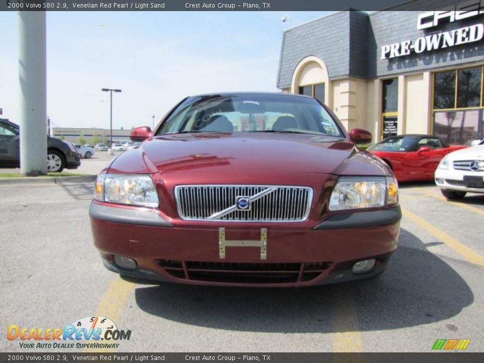 2000 Volvo S80 2.9 Venetian Red Pearl / Light Sand Photo #2