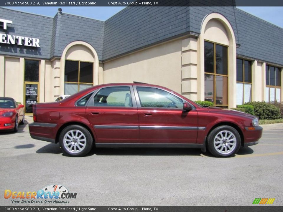 2000 Volvo S80 2.9 Venetian Red Pearl / Light Sand Photo #7