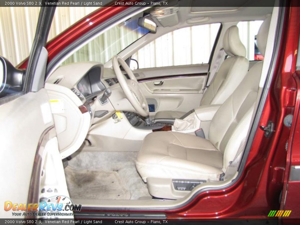 2000 Volvo S80 2.9 Venetian Red Pearl / Light Sand Photo #8