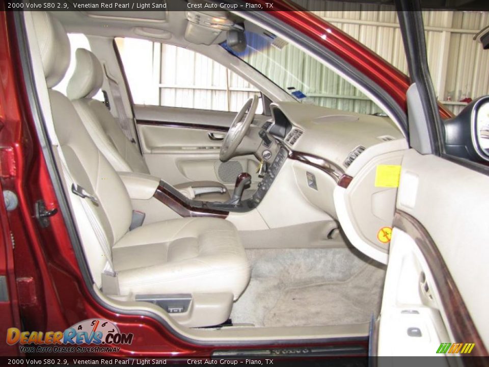 2000 Volvo S80 2.9 Venetian Red Pearl / Light Sand Photo #9