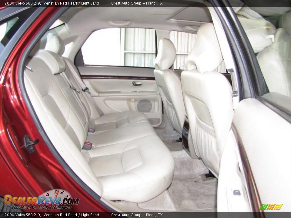 2000 Volvo S80 2.9 Venetian Red Pearl / Light Sand Photo #10