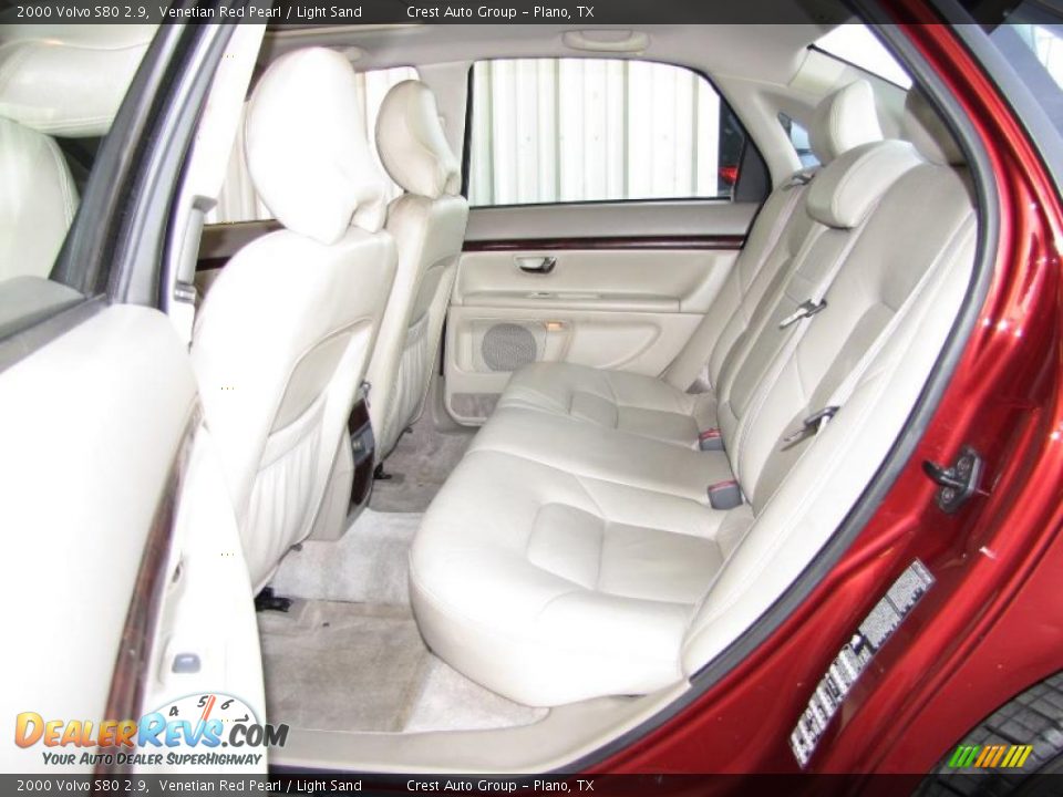 2000 Volvo S80 2.9 Venetian Red Pearl / Light Sand Photo #11