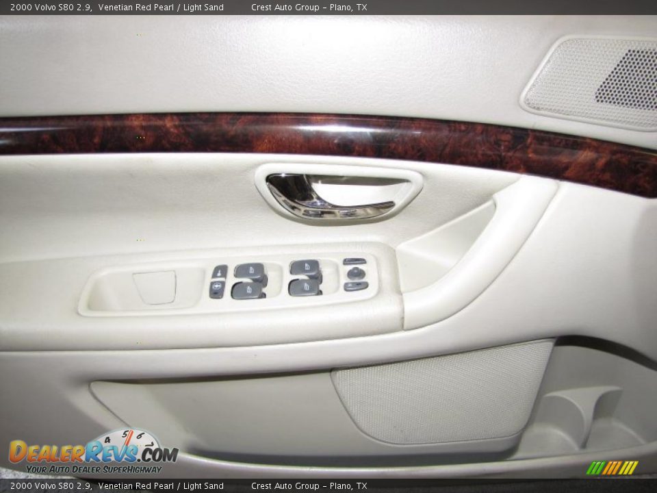 2000 Volvo S80 2.9 Venetian Red Pearl / Light Sand Photo #12