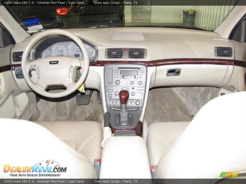 2000 Volvo S80 2.9 Venetian Red Pearl / Light Sand Photo #13