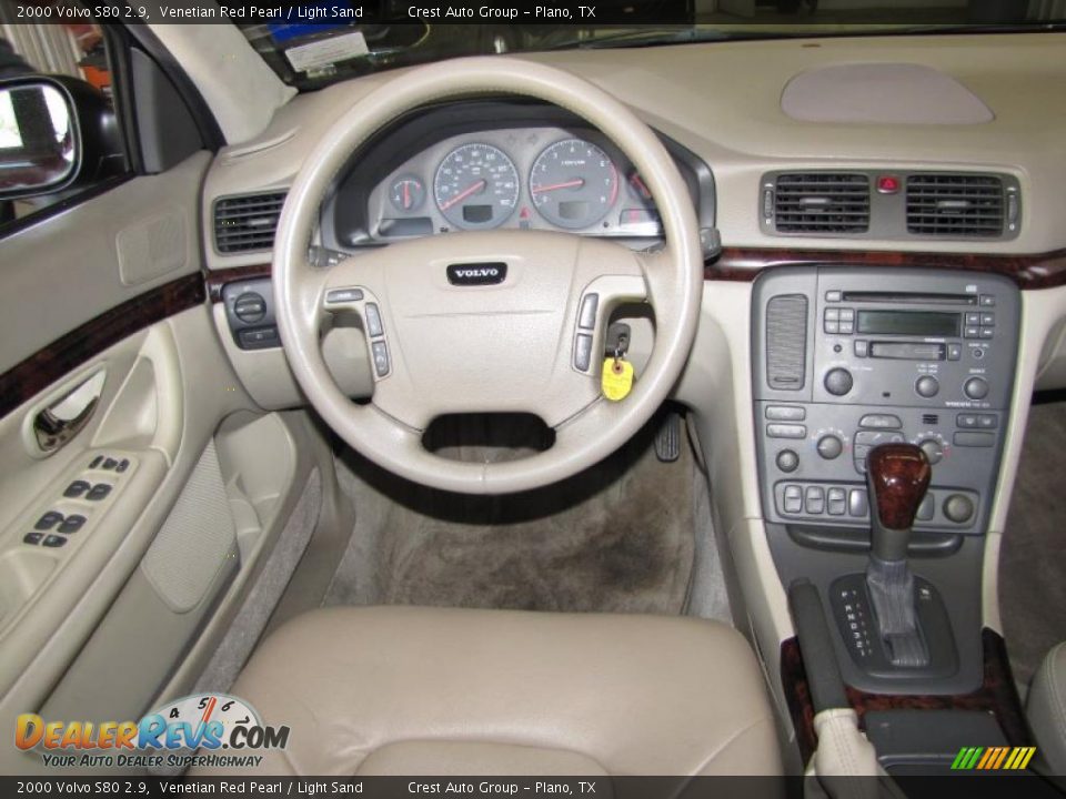 2000 Volvo S80 2.9 Venetian Red Pearl / Light Sand Photo #14