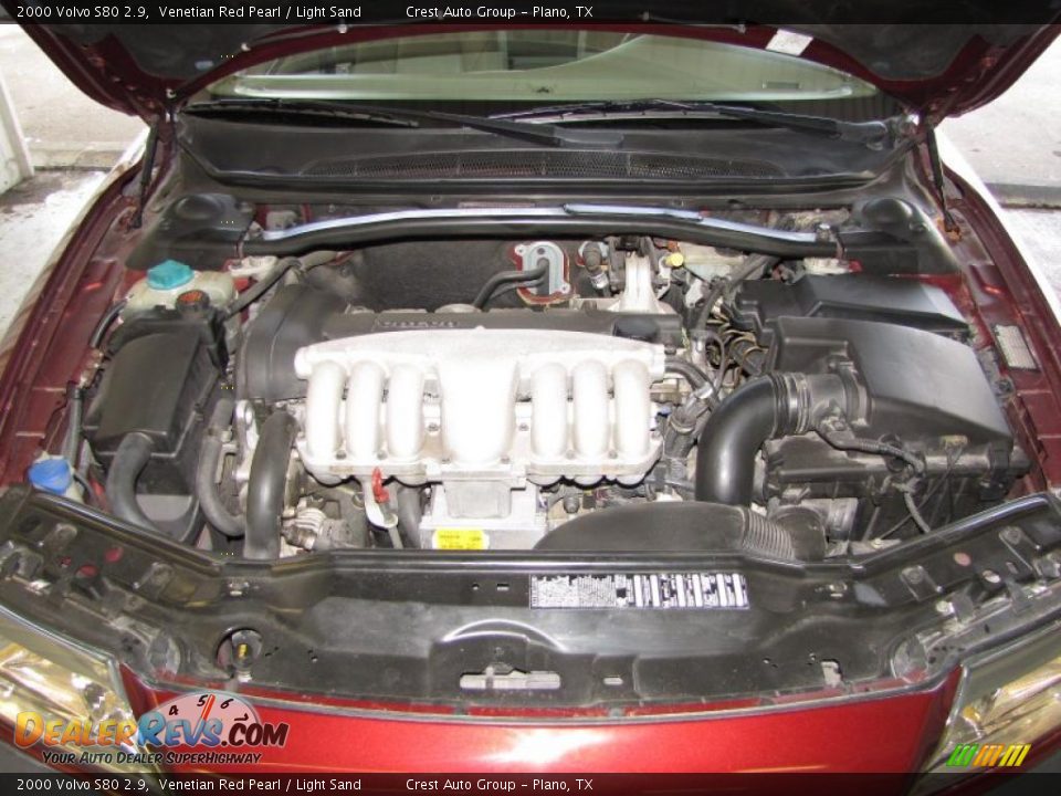 2000 Volvo S80 2.9 Venetian Red Pearl / Light Sand Photo #17