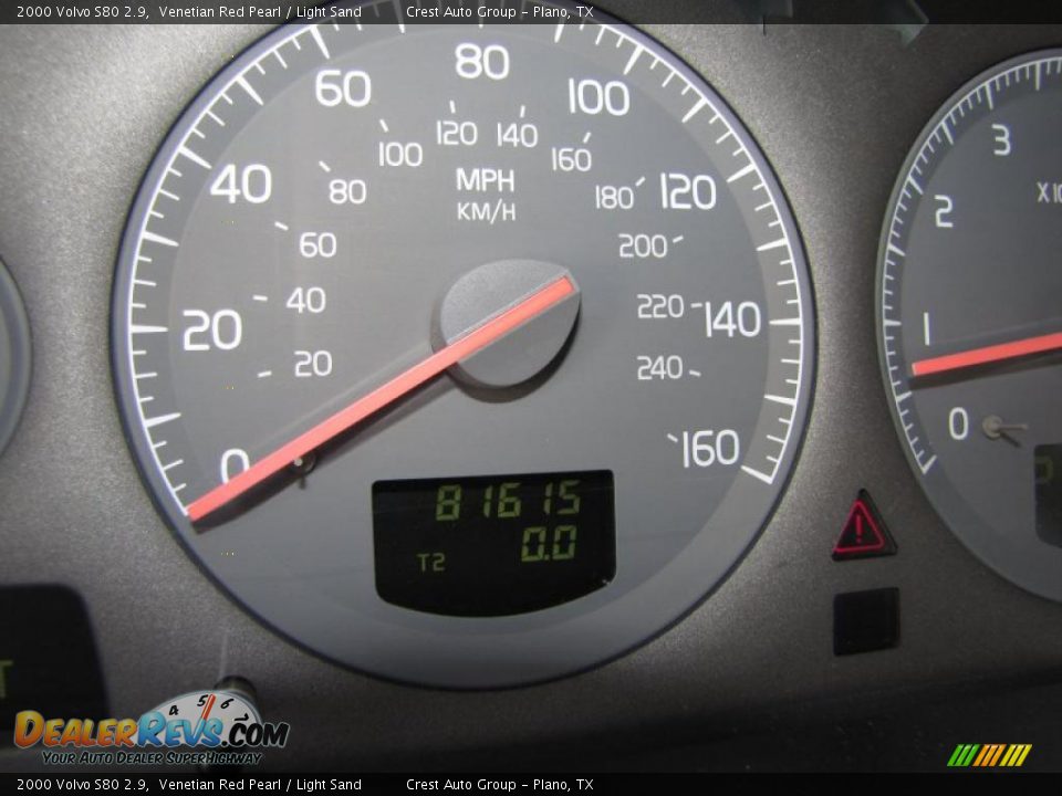 2000 Volvo S80 2.9 Venetian Red Pearl / Light Sand Photo #20