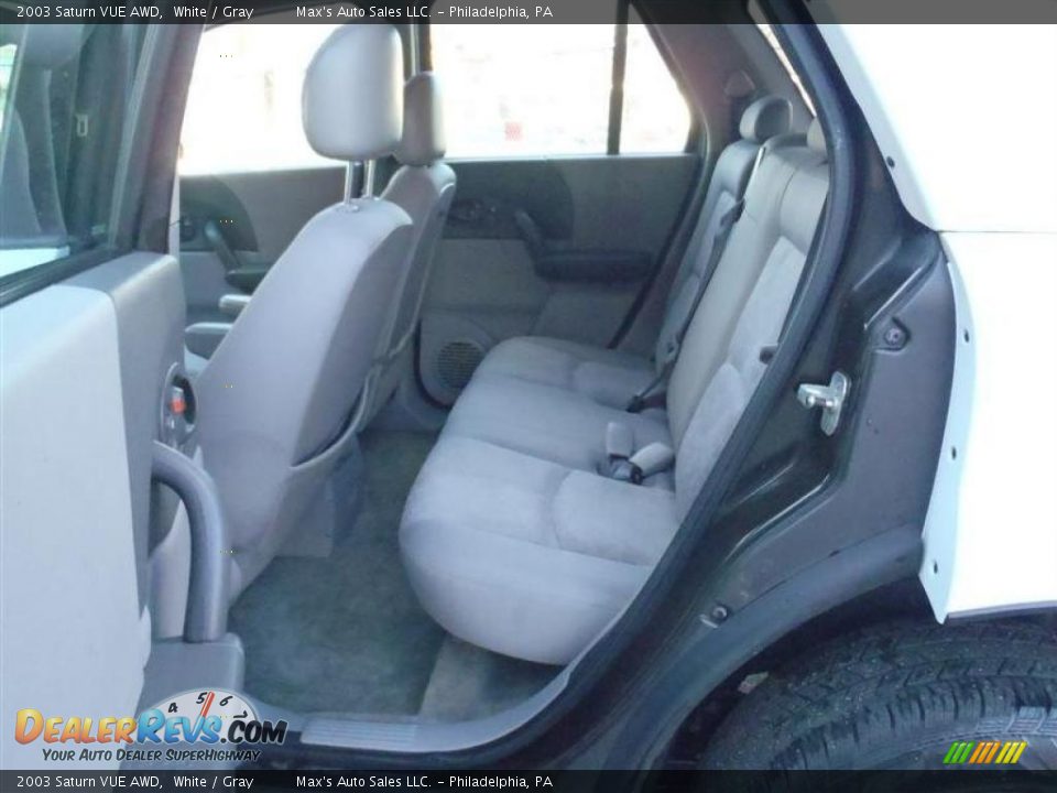 2003 Saturn VUE AWD White / Gray Photo #17