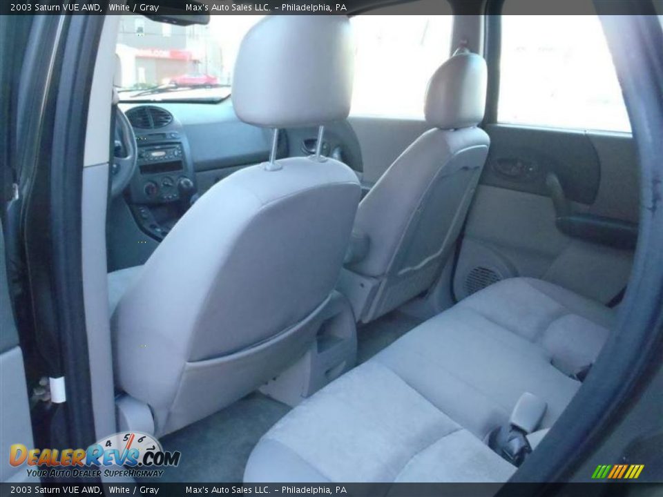 2003 Saturn VUE AWD White / Gray Photo #19