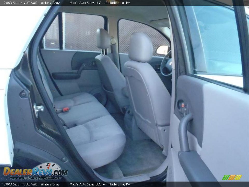 2003 Saturn VUE AWD White / Gray Photo #23