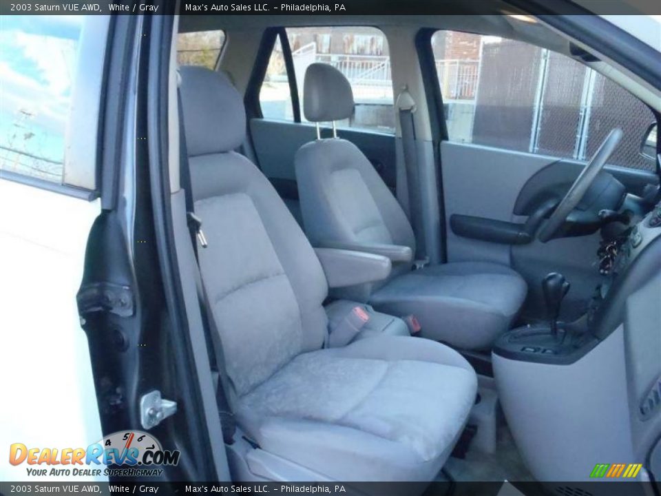 2003 Saturn VUE AWD White / Gray Photo #31