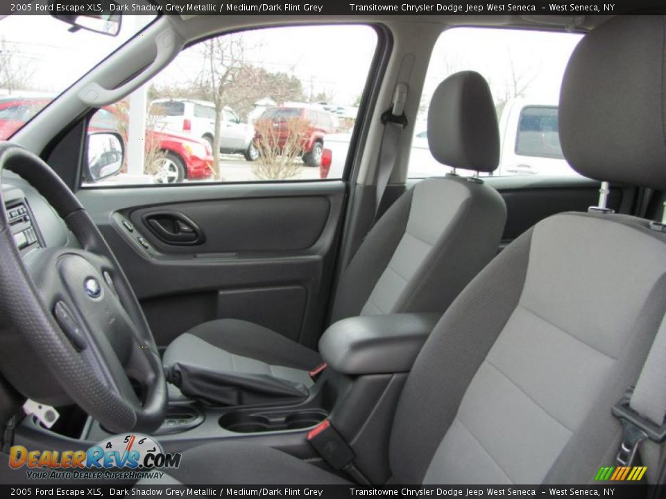 2005 Ford Escape XLS Dark Shadow Grey Metallic / Medium/Dark Flint Grey Photo #10