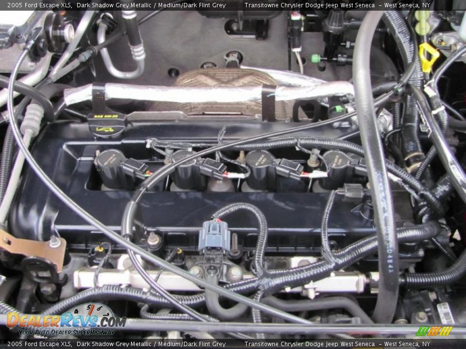 2005 Ford Escape XLS Dark Shadow Grey Metallic / Medium/Dark Flint Grey Photo #18