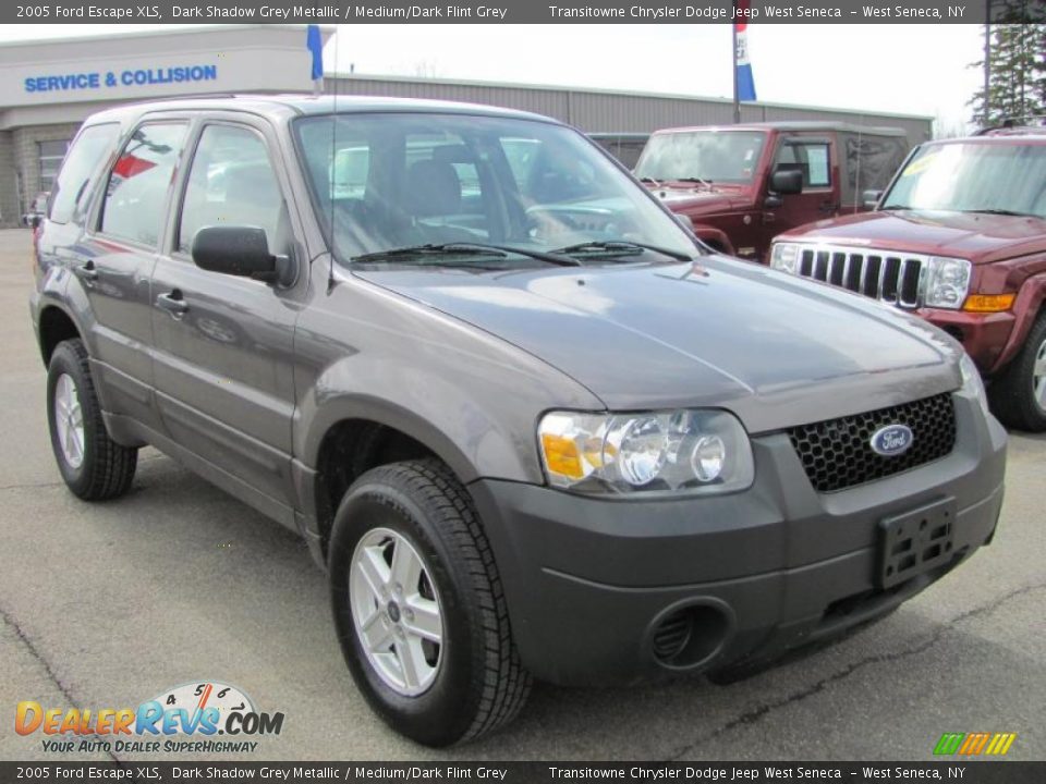 2005 Ford Escape XLS Dark Shadow Grey Metallic / Medium/Dark Flint Grey Photo #20