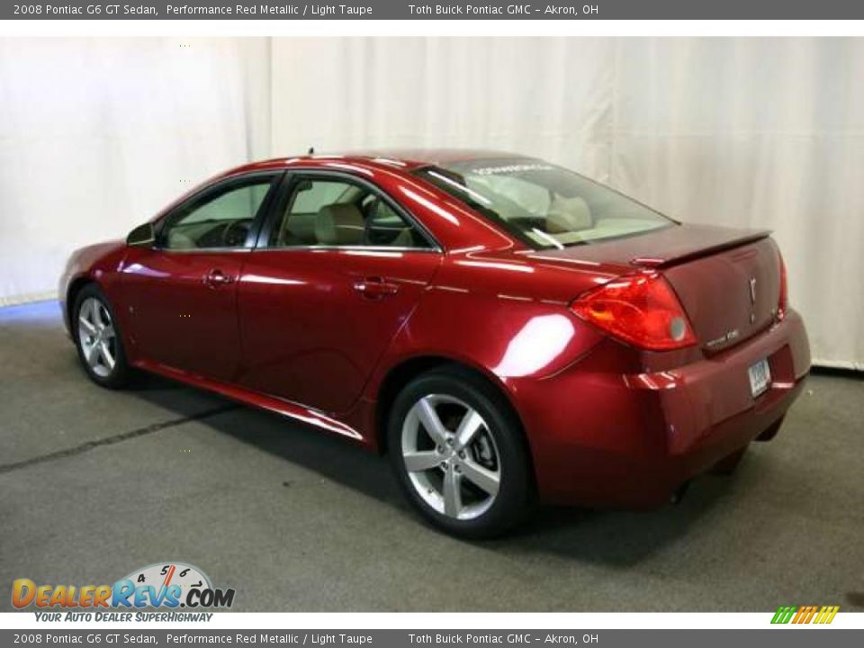 Performance Red Metallic 2008 Pontiac G6 GT Sedan Photo #20