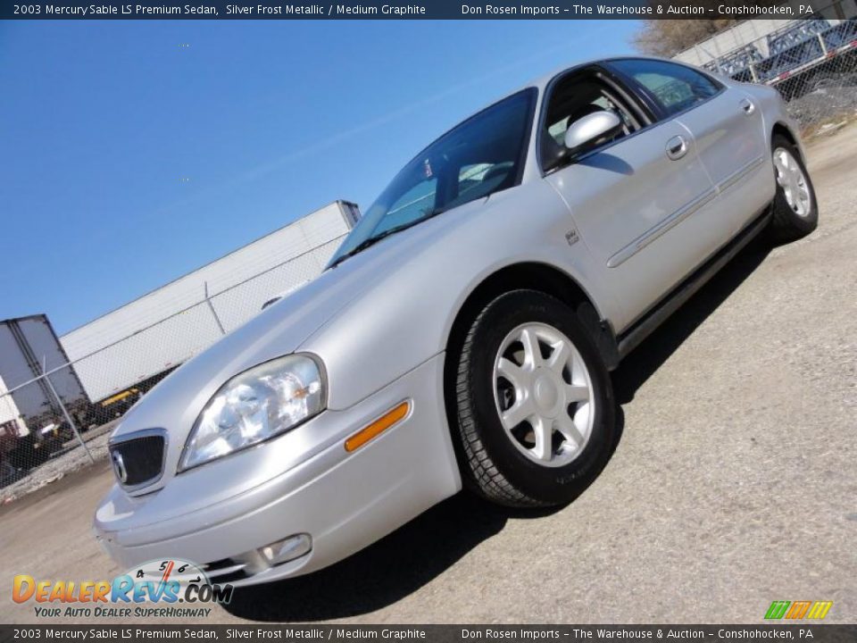 2003 Mercury Sable LS Premium Sedan Silver Frost Metallic / Medium Graphite Photo #1