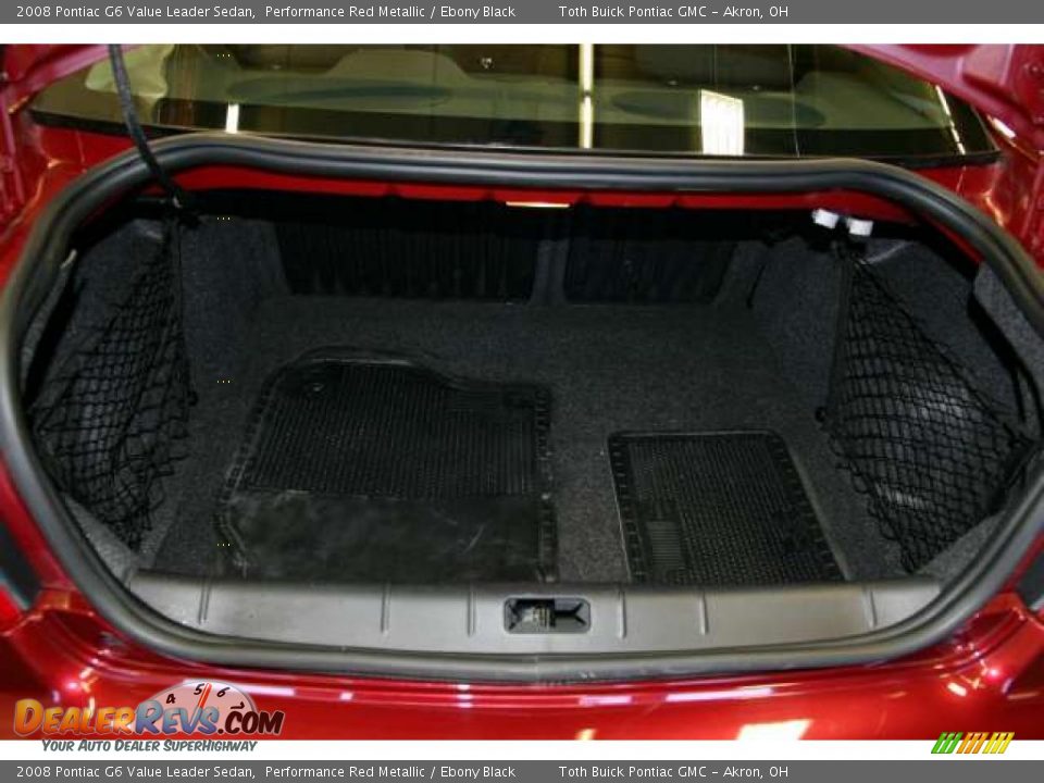 2008 Pontiac G6 Value Leader Sedan Performance Red Metallic / Ebony Black Photo #11