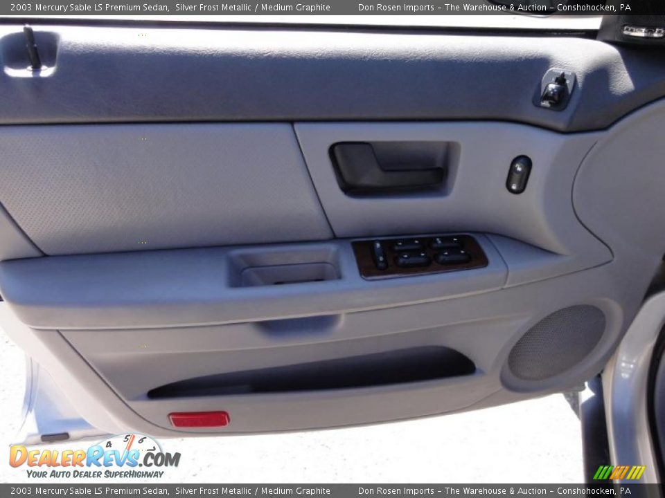 2003 Mercury Sable LS Premium Sedan Silver Frost Metallic / Medium Graphite Photo #14