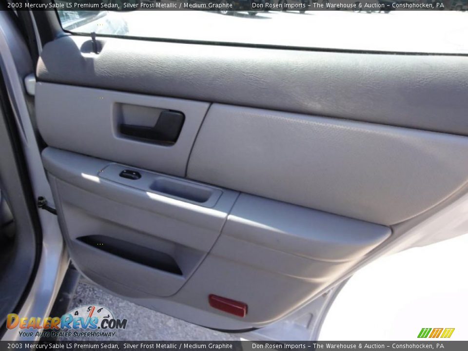 2003 Mercury Sable LS Premium Sedan Silver Frost Metallic / Medium Graphite Photo #25