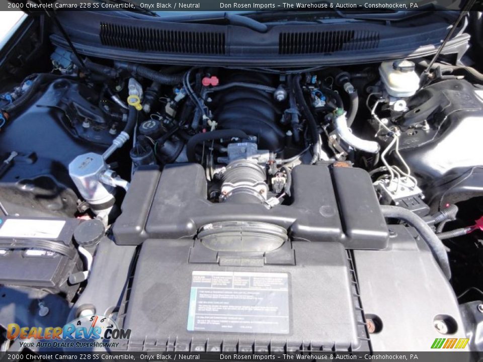 2000 Chevrolet Camaro Z28 SS Convertible 5.7 Liter OHV 16-Valve LS1 V8 Engine Photo #28