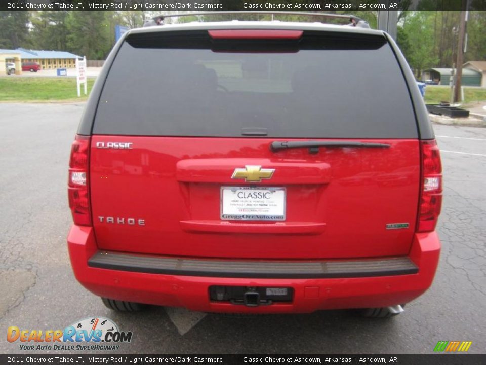 2011 Chevrolet Tahoe LT Victory Red / Light Cashmere/Dark Cashmere Photo #4