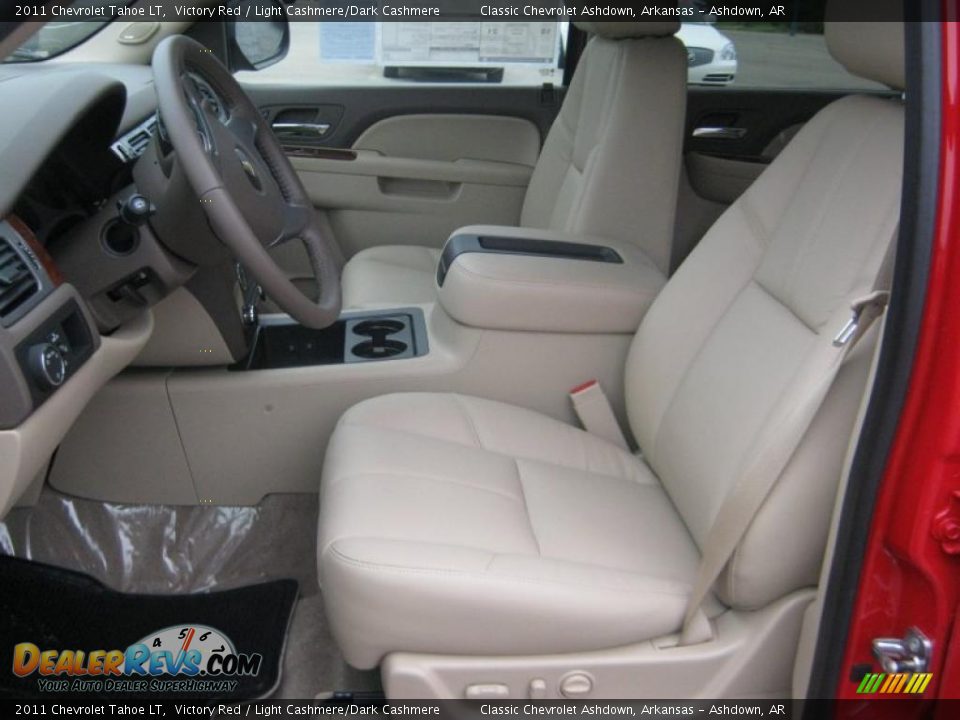 Light Cashmere/Dark Cashmere Interior - 2011 Chevrolet Tahoe LT Photo #14