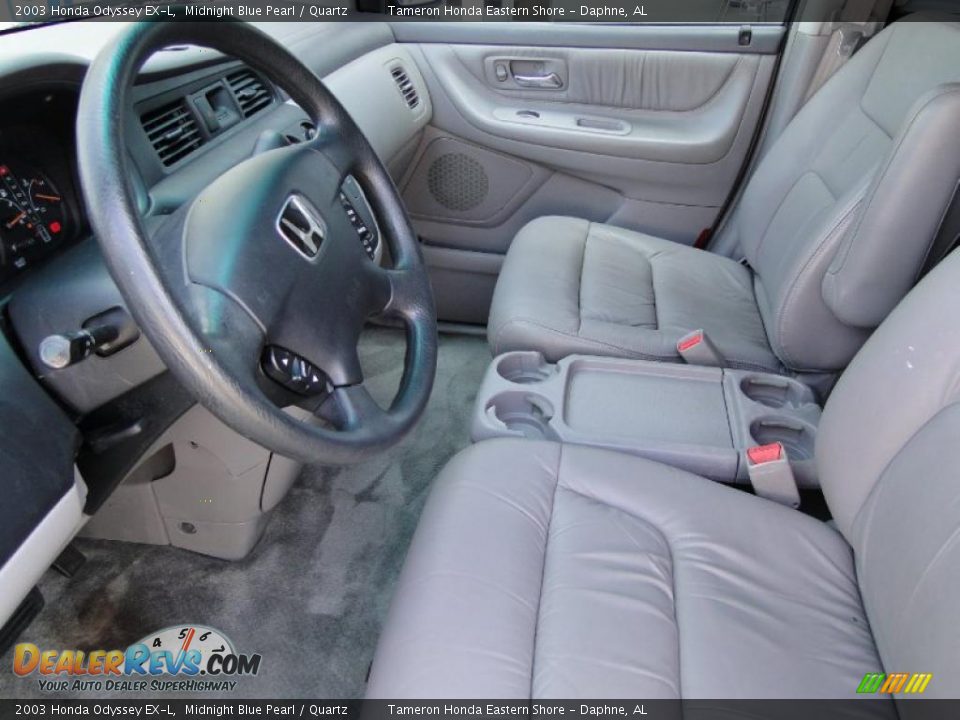 Quartz Interior - 2003 Honda Odyssey EX-L Photo #11