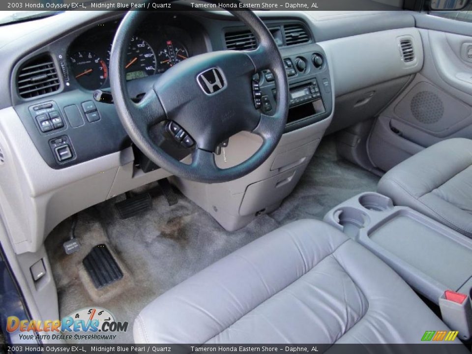 Quartz Interior - 2003 Honda Odyssey EX-L Photo #12