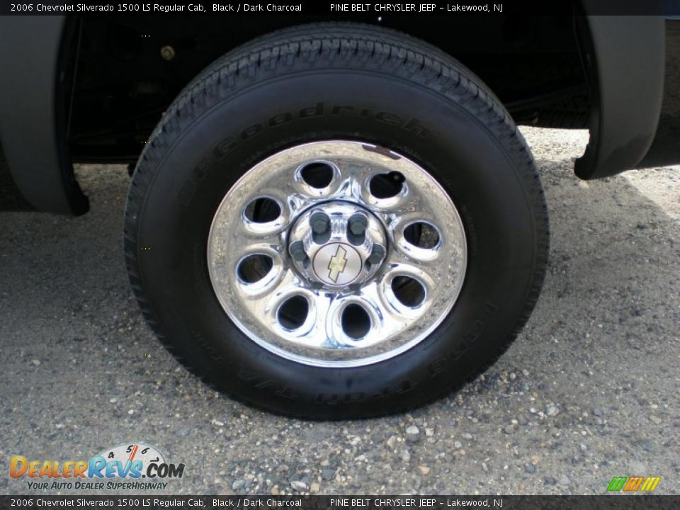 2006 Chevrolet Silverado 1500 LS Regular Cab Black / Dark Charcoal Photo #9