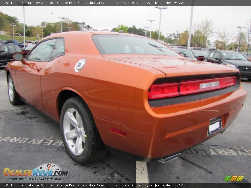 Toxic Orange Pearl 2011 Dodge Challenger SE Photo #2