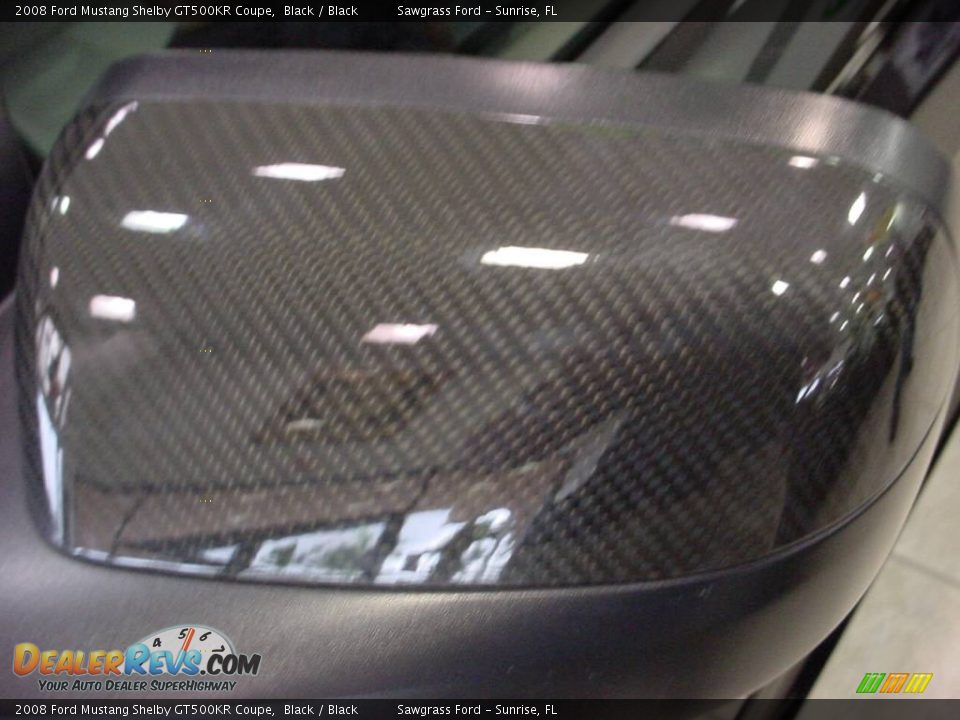 2008 Ford Mustang Shelby GT500KR Coupe Black / Black Photo #21