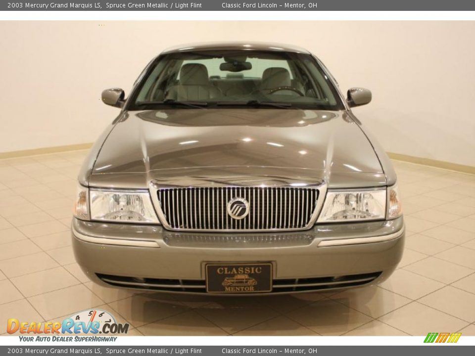 2003 Mercury Grand Marquis LS Spruce Green Metallic / Light Flint Photo #2