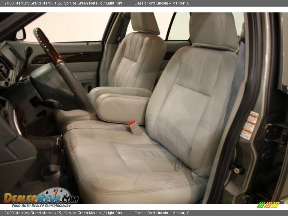 2003 Mercury Grand Marquis LS Spruce Green Metallic / Light Flint Photo #6